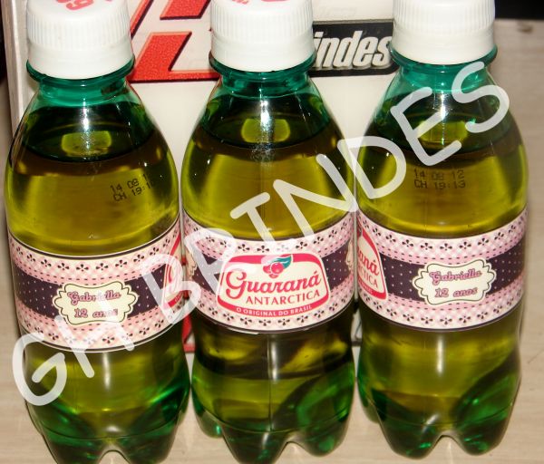 ROTULO DE GARRAFINHA DE REFRIGERANTE